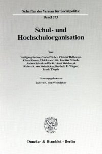 cover of the book Schul- und Hochschulorganisation