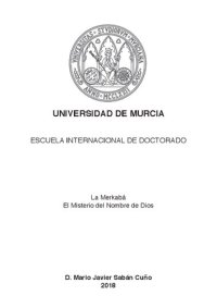 cover of the book La Merkabá. El misterio del nombre de Dios