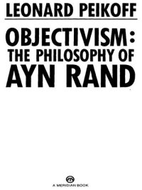 cover of the book Objectivism: The Philosophy of Ayn Rand