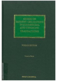 cover of the book Goode on Payment Obligations in Commercial and Financial Transactions