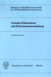 cover of the book Transfer-Einkommen und Einkommensverteilung