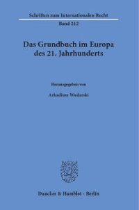 cover of the book Das Grundbuch im Europa des 21. Jahrhunderts