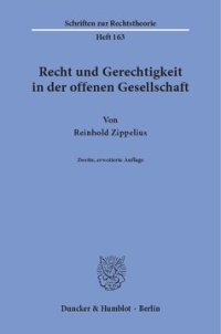 cover of the book Recht und Gerechtigkeit in der offenen Gesellschaft