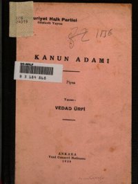 cover of the book Kanun adamı