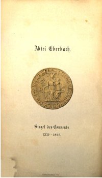 cover of the book Die Siegel der Abtei Eberbach im 13. und 14. Jahrhundert