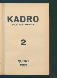 cover of the book Kadro Dergisi: Aylık Fikir Mecmuası (Sayı 2)