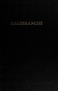 cover of the book Malebranche: A Study of Cartesian Idealism