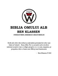 cover of the book Biblia Omului Alb (The White Man's Bible)