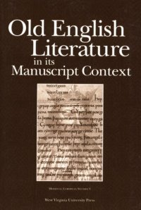 cover of the book Old English literature in its manuscript context