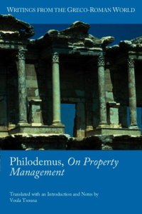 cover of the book Philodemus, On property management