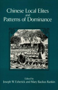 cover of the book Chinese local elites and patterns of dominance