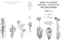 cover of the book How to Know Western Australian Wildflowers: A Key to the Flora of the Extratropical Regions of Western Australia