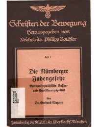 cover of the book Die Nürnberger Judengesetze