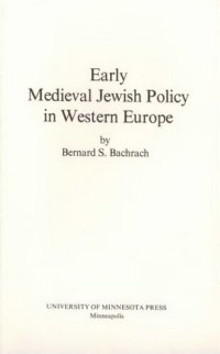 cover of the book Early medieval Jewish policy in Western Europe