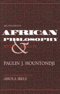 cover of the book African philosophy: myth and reality