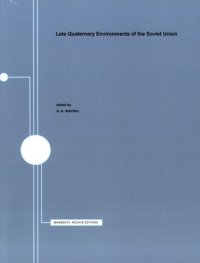 cover of the book Late quaternary environments of the Soviet Union