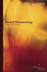 cover of the book Material phenomenology