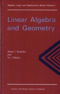 cover of the book Linear Algebra and Geometry