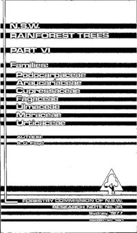 cover of the book N.S.W. Rainforest Trees: Families: Podocarpaceae, Araucariaceae, Cupressaceae, Fagaceae, Ulmaceae, Moraceae, Urticaceae