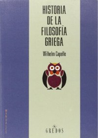 cover of the book Historia de la filosofía griega