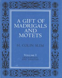 cover of the book A gift of madrigals and motets, Vol. 1