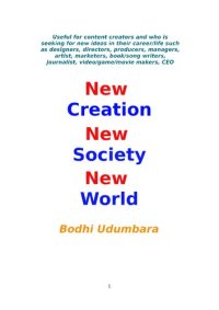 cover of the book New Creation New Society New World