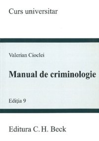 cover of the book Manual de criminologie