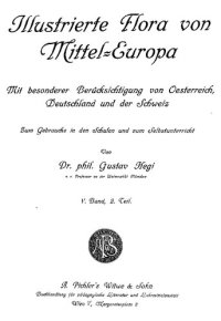 cover of the book Illustrierte Flora von Mitteleuropa. 5.2, Dicotyledones 3