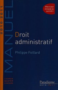 cover of the book Droit administratif