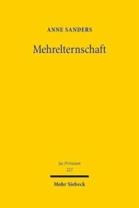 cover of the book Mehrelternschaft: Habilitationsschrift