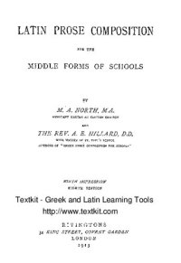 cover of the book Latin Prose Composition for the Middle Forms of School