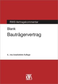 cover of the book Bauträgervertrag