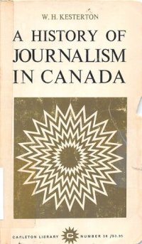 cover of the book A History of Journalism in Canada