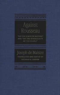 cover of the book Against Rousseau: On the State of Nature and On the Sovereignty of the People