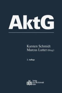 cover of the book Aktiengesetz: Kommentar