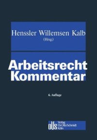 cover of the book Arbeitsrecht Kommentar