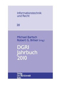 cover of the book DGRI Jahrbuch 2010