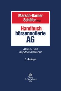 cover of the book Handbuch börsennotierte AG: Aktien- und Kapitalmarktrecht