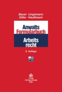 cover of the book Anwalts-Formularbuch Arbeitsrecht