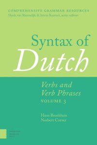 cover of the book Syntax of Dutch: Verbs and Verb Phrases. Volume 3