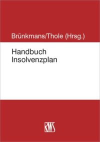 cover of the book Handbuch Insolvenzplan