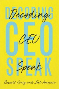 cover of the book Decoding CEO-Speak