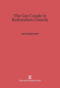 cover of the book The Gay Couple in Restoration Comedy