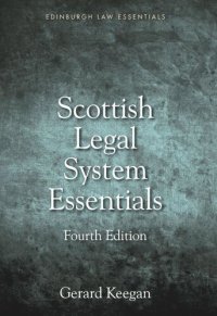 cover of the book Scottish Legal System Essentials