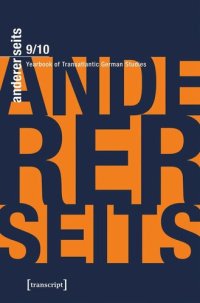 cover of the book andererseits - Yearbook of Transatlantic German Studies: Vol. 9/10, 2020/21