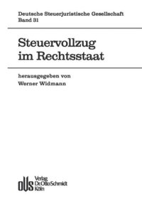 cover of the book Steuervollzug im Rechtsstaat