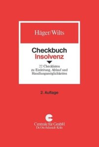 cover of the book Checkbuch Insolvenz: 22 Checklisten zu Einleitung, Ablauf und Handlungsmöglichkeiten