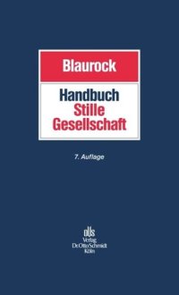 cover of the book Handbuch Stille Gesellschaft: Gesellschaftsrecht – Steuerrecht