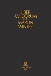 cover of the book Liber amicorum für Martin Winter