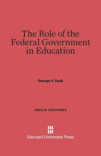 cover of the book The Role of the Federal Government in Education